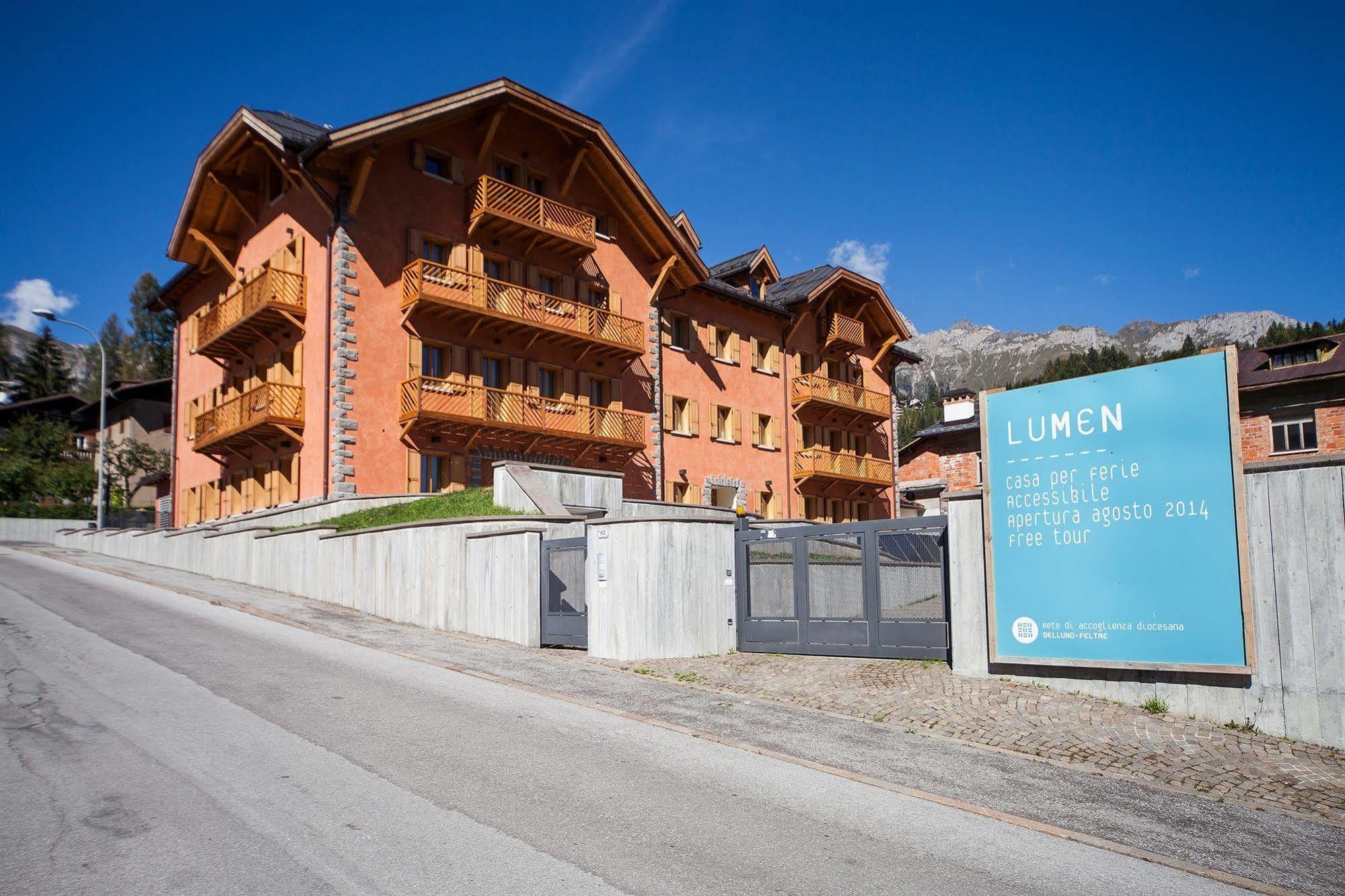 Hotel Lumen Falcade Exterior foto